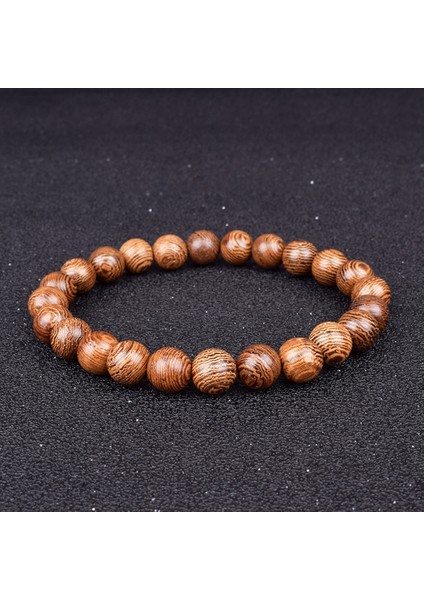 No.24 Boyutu Moda 8mm Doğal Ahşap Boncuklu Bilezik Erkekler Ethinc Meditasyon Millettia Laurentii Bilezik Kadınlar Dua Takı Yoga Bilezikler (Yurt Dışından) indirimleri