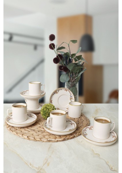 Bronze Bloom Nordic Kahve Takımı 12 Parça 6 Kişilik 22928-29