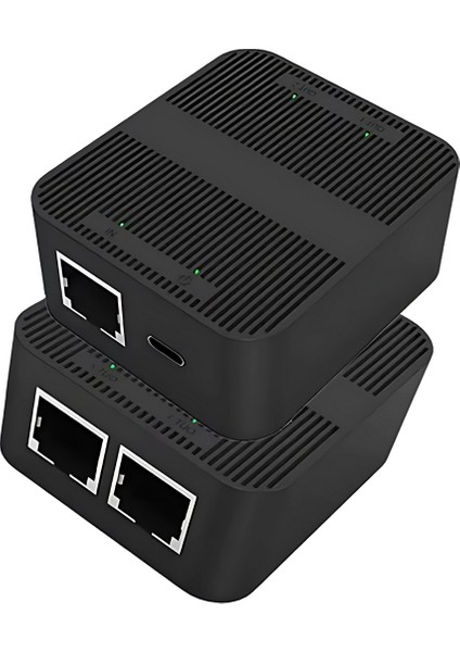 4602 RJ45 Ethernet Splitter 1 Giriş 2 Çıkış Gigabit 1000MBPS Çevirici Çoklayıcı fırsatları