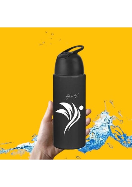 Pratikaı Kilitlenebilen Güvenlikli Sporcu Matarası | 700 Ml Taşınabilir Spor Su Şişesi