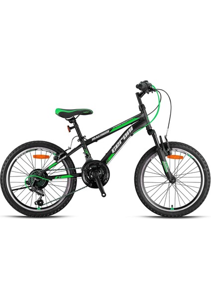 Magnum - 24" - Mtb - 14' - 21 Vites - V.b - Mat Siyah-Yeşil/gri