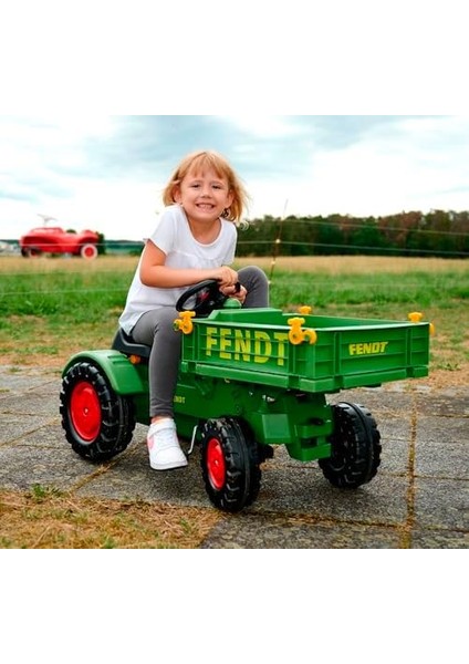 800056552, Fendt Gt, Lisanslı, 50 kg Taşıma, Bingit, Detaylı Tasarım, 95-115 cm Boy Için Uyumlu, Römork Bağlantılı, Ayarlanabilir Koltuk, Açılabilir Kapaklar, Dış Mekan