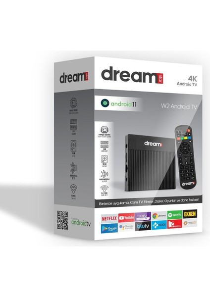 W2 4K Android Tv Box