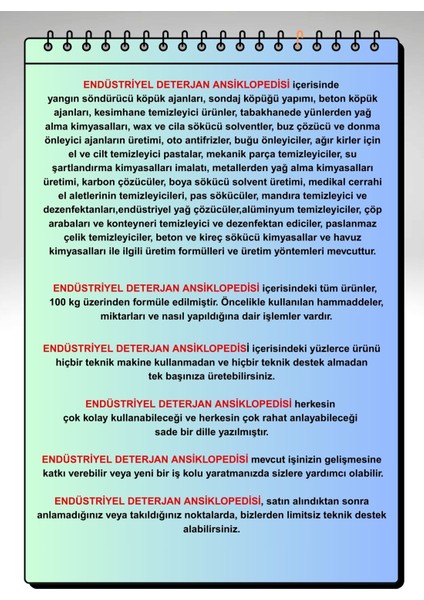 Endüstriyel Deterjan Ansiklopedisi