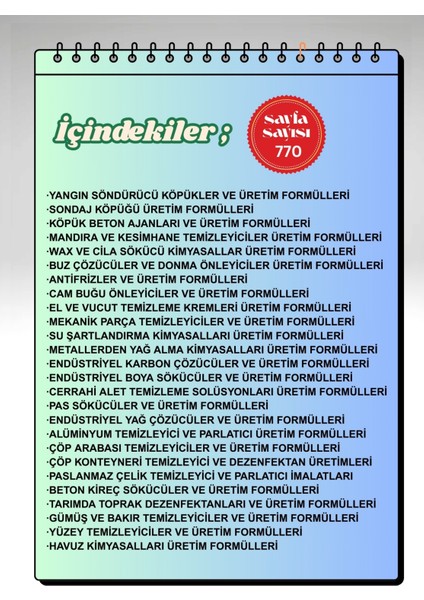 Endüstriyel Deterjan Ansiklopedisi