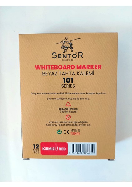 Tahta Kalemi Kırmızı Kullan At 12'li