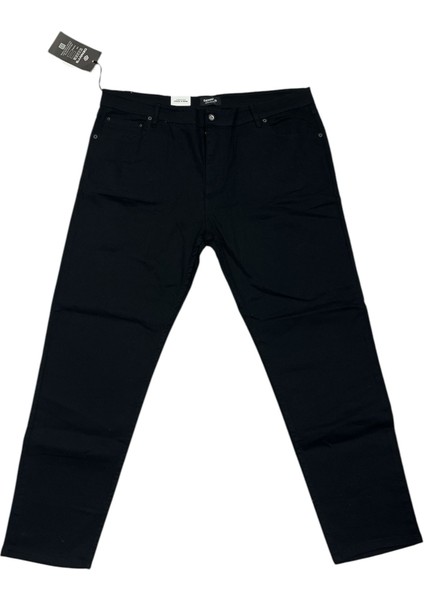 Denim 4042 Model Büyük Koyu Siyah Erkek Kot Pantolon