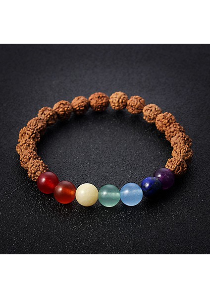 21CM Tarzı No.9 Boyutu Rudraksha Vajra Bodhi Bilezik Erkekler Meditasyon Mala Kristal Boncuk Bilezikler Takı Dua Çakralar Tibet Budizm Bilezik (Yurt Dışından)