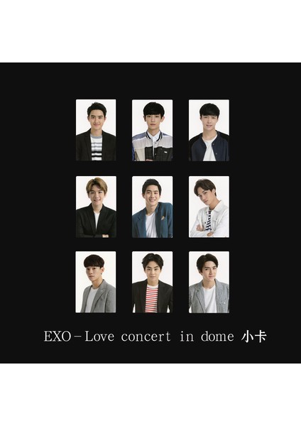 Aşk Konseri Kpop Exo Mama Aynı Fotoğraf Kartları Xoxo Lucky One Isim Imzaları Lomo Kartları Monster Universe Cbx Power War Tempo Premium Fotoğraflar (Yurt Dışından)