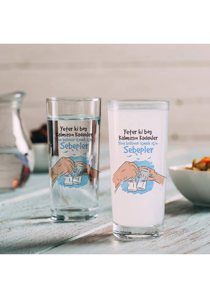 Içmeye Sebep Bulunur 2li Rakı Bardağı modelleri