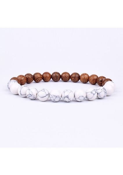 23CM Tarzı No.21 Boyutu Erkekler Için Volkanik Taş Bileklik Doğal Aytaşı Boncuklu Tibet Buda Bileklik Çakra Lav Taşlı Difüzör Bilezik Erkek Takı Hediye (Yurt Dışından)