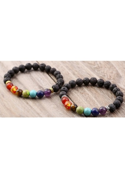 Altın Ayırıcı Ayarlanabilir Çakra Siyah Lava Iyileştirici Denge Reiki Buddha Dua Yoga Bilekliği Oniks Mat Volkanik Taş QJH32 (Yurt Dışından) fiyatları