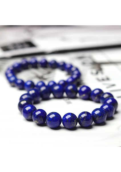 19CM Tarzı No.16 Boyutu Lapis Lazuli Bileklik Erkek Doğal Şifa Enerjisi Lazuli Bilezik Cilalı 8mm Lazurit Boncuk Bilezik Kadın Takı Hediye (Yurt Dışından) fırsatları