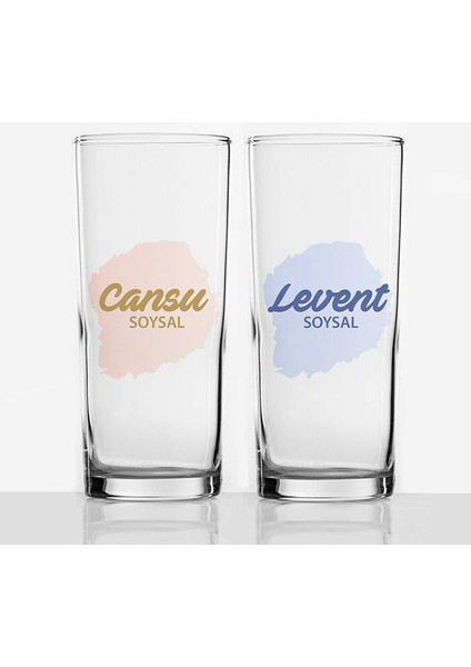 İsme Özel Baskılı 2li Rakı Bardağı fiyatları