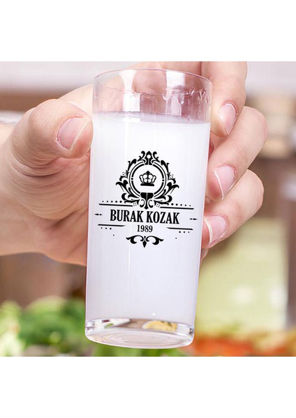 Kişiye Özel Dosta Hediye İkili Rakı Bardağı modelleri