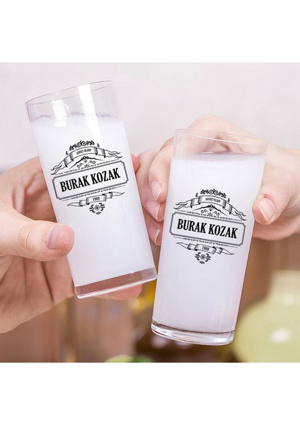 Kişiye Özel İkili Rakı Bardağı Seti fiyatları