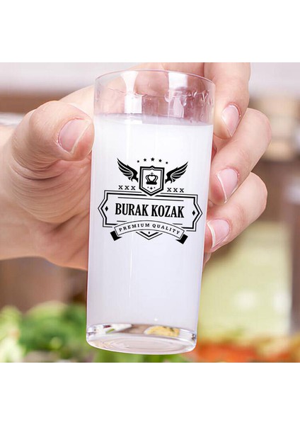 Kişiye Özel Hediyelik Tasarım İkili Rakı Bardağı modelleri