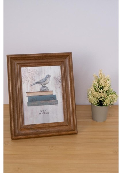 Dekoratif Mdf Resim Fotoğraf Çerçevesi 13 x 18 Ceviz THN76079 C1-1-18