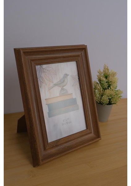 Dekoratif Mdf Resim Fotoğraf Çerçevesi 13 x 18 Ceviz THN76079 C1-1-18