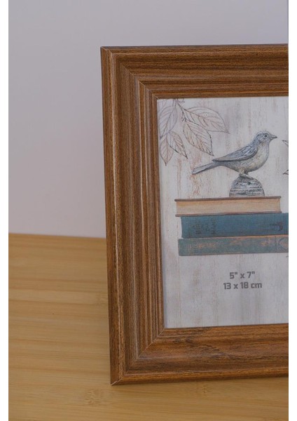 Dekoratif Mdf Resim Fotoğraf Çerçevesi 13 x 18 Ceviz THN76079 C1-1-18