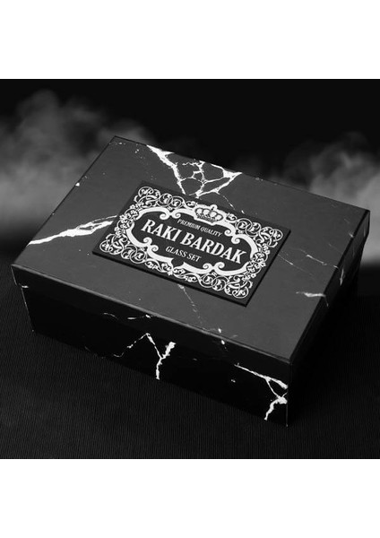 Erkeğe Hediye Tarihli ve İsimli Rakı Bardağı Seti Hediye Kutusu modelleri