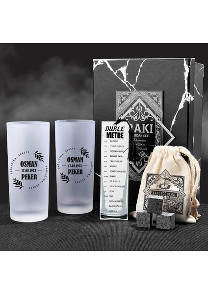 Babaya Hediye İkili Rakı Kadehi Seti Hediye Kutusu indirimleri