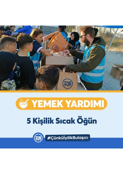 Toktut Sıcak Yemek Destek Kartı 1200 TL