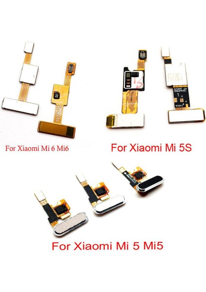 Yeni Parmak Izi Tarayıcı Şerit Kablo Kablosu Xiaomi Mi 5 5 S 6 Mi5 MI5S Mi6 Dokunmatik Sensör Kımlık Ana Düğme Dönüş Montajı (Yurt Dışından)