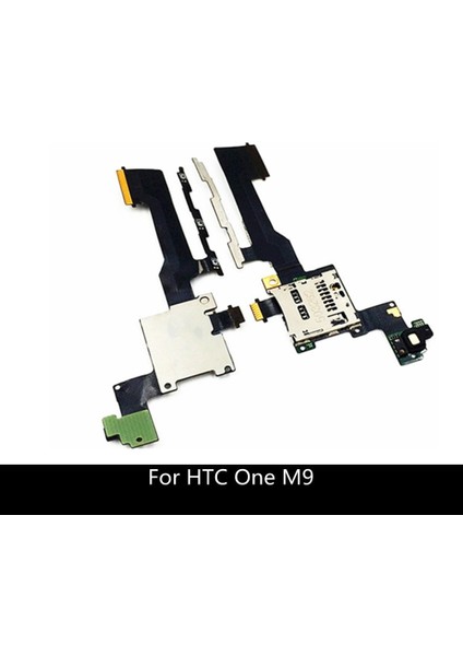 Yedek Onarım Parçaları Güç Açık Kapalı Ses Düğmesi Anahtarı Htc One M9 Için Sd Kart Okuyuculu Flex Kablo (Yurt Dışından)