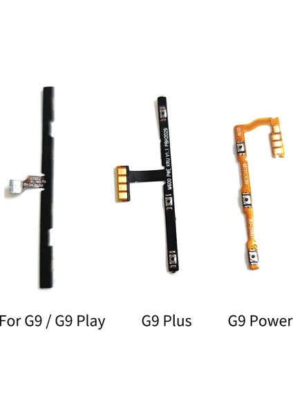 Motorola Moto G9 / G9 Oynat / G9 Artı / G9 Güç Güç Ses Düğmesi Flex Kablo Yan Anahtar Anahtarı Açık Kapalı Kontrol Düğmesi (Yurt Dışından)