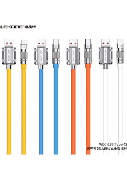 Wekome 100W Hızlı Şarj Kablosu USB Arayüzü Tip-C Metal Yıldırım Cesur Şarj Cep Telefonu Tablet Kulaklık Için Uygun (Yurt Dışından) fırsatları