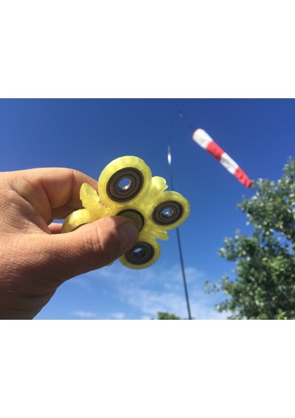 Wind Powered Fidget Spinner - Easy To Print - Azaltıcı Döner Mekanizma THN2317083