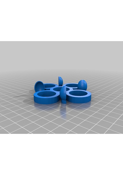Wind Powered Fidget Spinner - Easy To Print - Azaltıcı Döner Mekanizma THN2317083