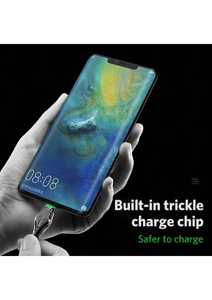 5A Siyah Mamba Yılan Kafası Parlıyor Kablo Hızlı Şarj Mikro USB C Tipi Kablo IPhone Xiaomi Huawei Şarj Cihazı Telefon Veri USB Kablosu (Yurt Dışından) modelleri