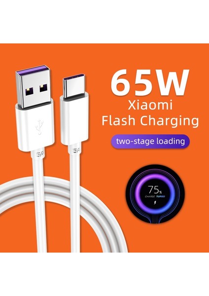 Adet 5A Hızlı Şarj Tipi C Kablo Şarj Cihazı USB Kablosu Xiaomi Redmi Için Android Cep Telefonu Aksesuarları USB C Kablosu (Yurt Dışından)