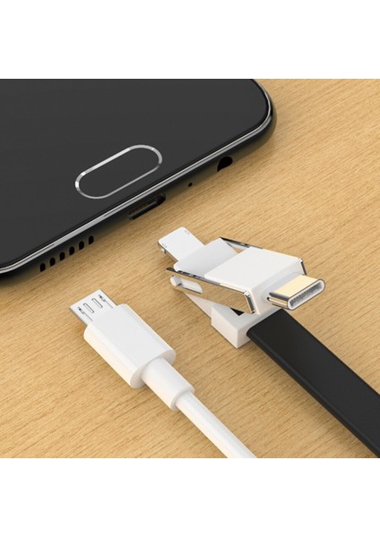 In 1 Manyetik Anahtarlık Mikro USB Tip-C Yıldırım Veri Şarj Kablosu iPhone Android Veri Kablosu Şarj Noel Hediyeleri (Yurt Dışından) modelleri