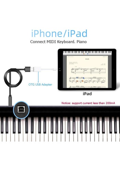 Bluewow S34 Lightning - USB Adaptör Otg Kablosu Ios Için iPhone 12/12 Pro/11/11 Pro/xs Max/xr/8 Plus, iPad Pro/mini/air ile Uyumlu (Yurt Dışından) indirimleri