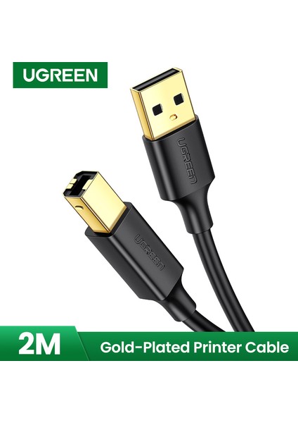 USB Yazıcı Kablosu USB 2.0 Örgülü Kablo Erkek - Tip B Erkek Yazıcı Kablosu Yüksek Hızlı Epson, Brother, Hp, Canon, Lexmark, Dell, Xerox, Samsung, Piyano, Dac ile Uyumlu (Yurt Dışından) fiyatları