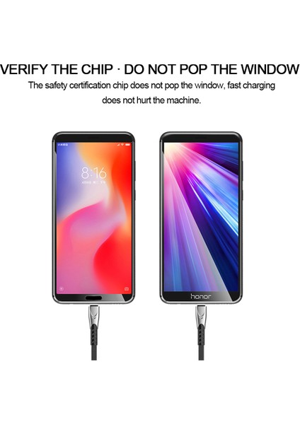 1m Şarj Veri Kablosu Hızlı Şarj Evrensel Çinko Alaşımlı Örgülü Kablo Type-C/android Cep Telefonları Için USB Kablosu (Yurt Dışından) indirimleri