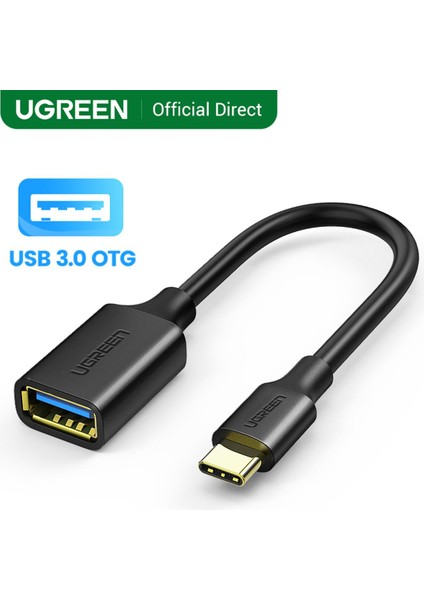 USB C Adaptör Tipi C Otg Kablo USB C Erkek - USB 3.0 A Dişi Kablo Konektörü MacBook Pro 2019 2018 Için Uyumlu, Samsung Galaxy S10 S9 S8 Not 9 8, Lg V40 G6, Google Pixel 2 Xl (Yurt Dışından)