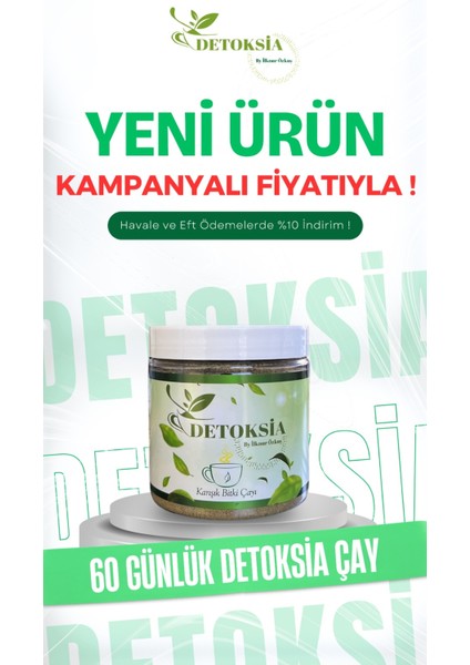 DETOKSİA 60 Günlük Çay x 4 Adet Mega Paket