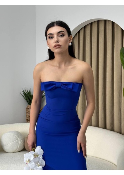 Önü Kurdaleli Kaelm Elbise