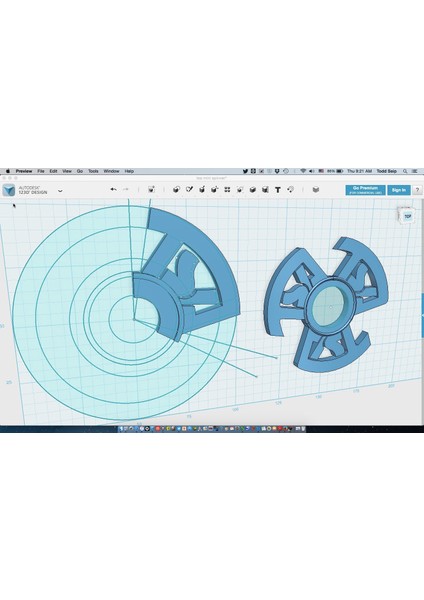 Tsa (Teknoloji Öğrenci Derneği) Fidget Spinner THN2312490