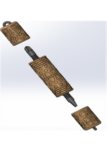 Tiki Kafa Tornavida Anahtar Zinciri THN715337