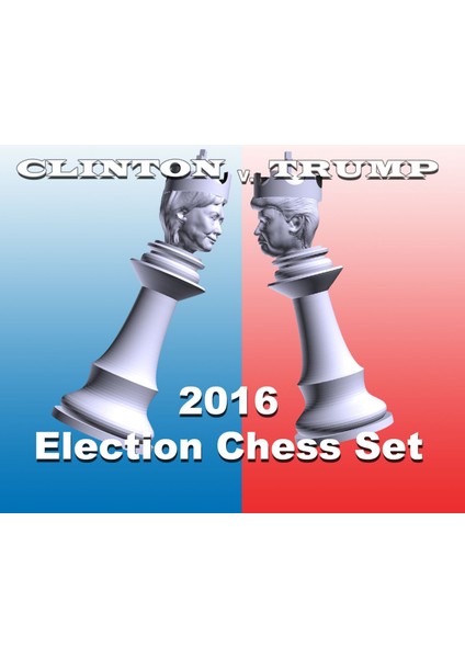 Clinton Vs Trump Satranç Seti THN1824156