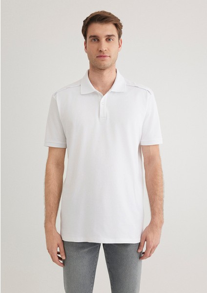 Mavi Black Beyaz Polo Tişört 0612530-620 modelleri