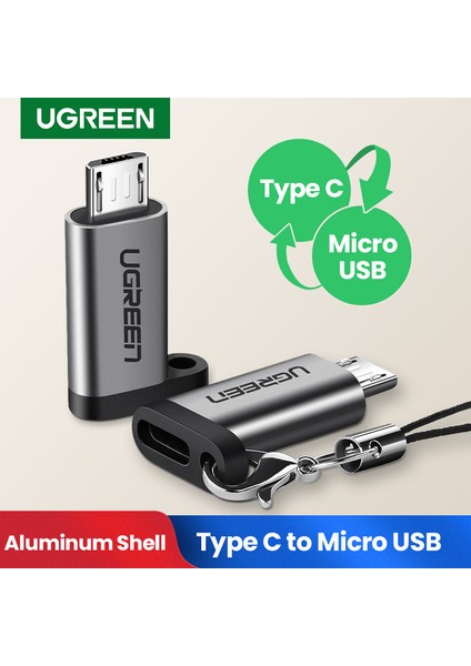 Ugreen USB Tip-C Adaptör Tip C Mikro USB Dişi-Erkek Dönüştürücüler Xiaomi Samsung Şarj Veri Kablosu Usbc USB C Adaptörü, Otg'yi Desteklemeyin (Yurt Dışından)
