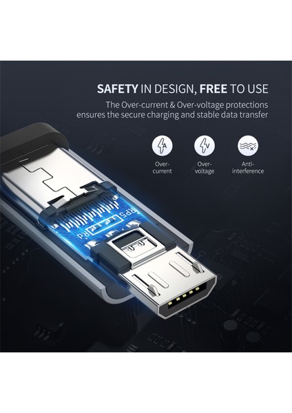 Ugreen USB Tip-C Adaptör Tip C Mikro USB Dişi-Erkek Dönüştürücüler Xiaomi Samsung Şarj Veri Kablosu Usbc USB C Adaptörü, Otg'yi Desteklemeyin (Yurt Dışından)