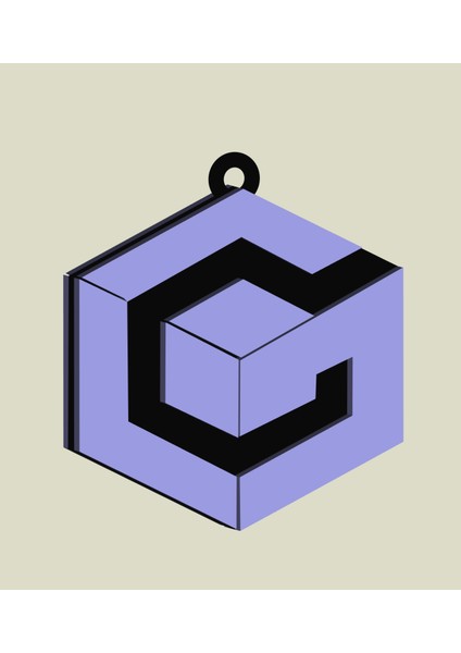 Nintendo Gamecube Küpe, Anahtarlık, Dogtag, Mücevherat THN5781995