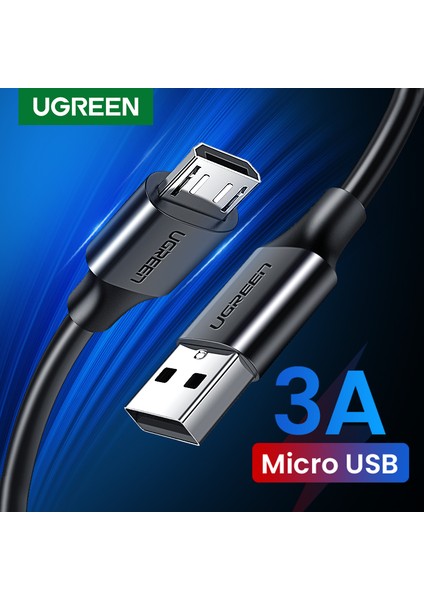 Ugreen Mikro USB Kablosu USB 2.0 Sync Şarj Kablosu Samsung Nokia Huawei Oppo Vivo Xiaomi Htc Blackberry Tablet Pc ve Çoğu Android Tablet Android Telefonlar Için (Yurt Dışından) fiyatları